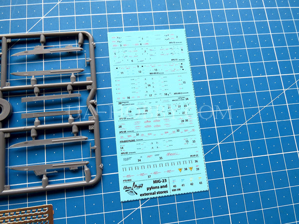 1/72 MiG-23 Weapon Set. Clear Prop! CPW7201