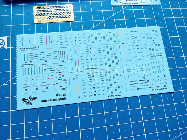 1/72 MiG-23 Weapon Set. Clear Prop! CPW7201