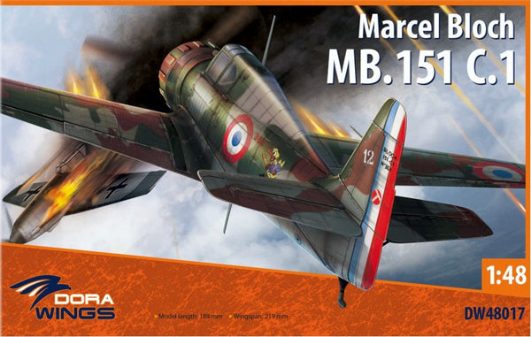 1/48 Marcel Bloch MB.151 C.1. Dora Wings DW48017
