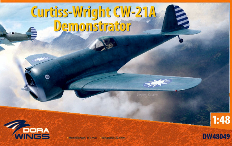 1/48 Curtiss-Wright CW-21A Demonstrator. Dora Wings DW48049
