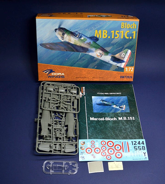 1/72 Bloch MB.151 C.1. Dora Wings DW72026