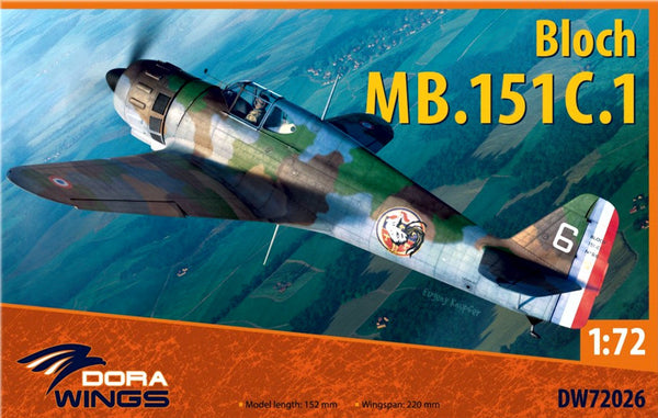 1/72 Bloch MB.151 C.1. Dora Wings DW72026