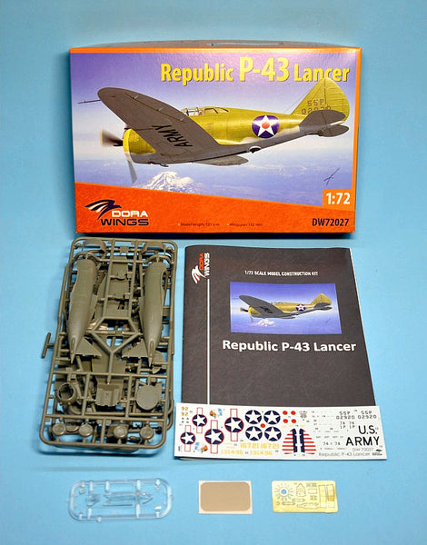 1/72 Republic P-43 Lancer. Dora Wings DW72027