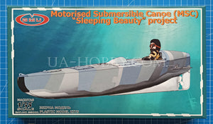 1/35 Motorised Submersible Canoe (MSC) "Sleeping Beauty" project. GMU 35001