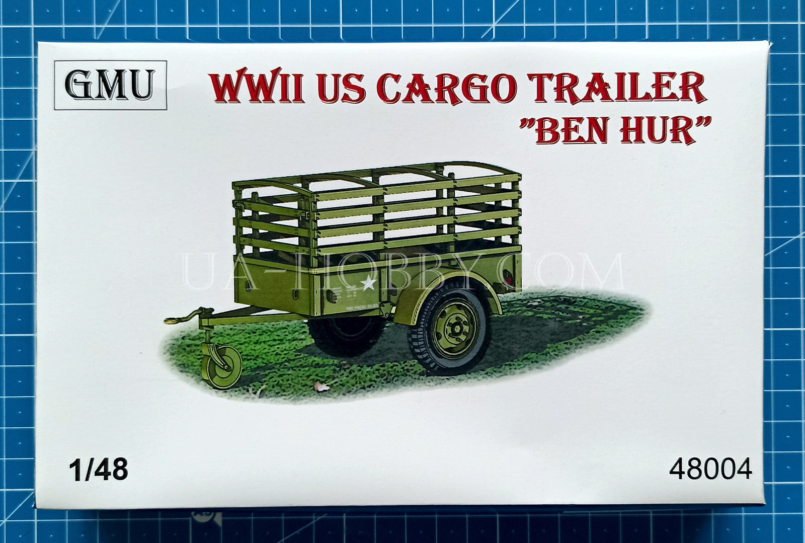 1/48 WWII US Cargo Trailer "Ben Hur". GMU 48004