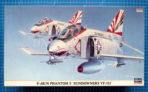 1/72 F-4B/N Phantom II 'Sundowners VF-111' Limited Edition Series. Hasegawa 00365