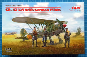 1/32 Fiat CR.42 LW with German Pilots. ICM 32022