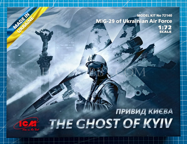 1/72 MiG-29 9-13 Ukrainian Air Force "The Ghost of Kyiv". ICM 72140