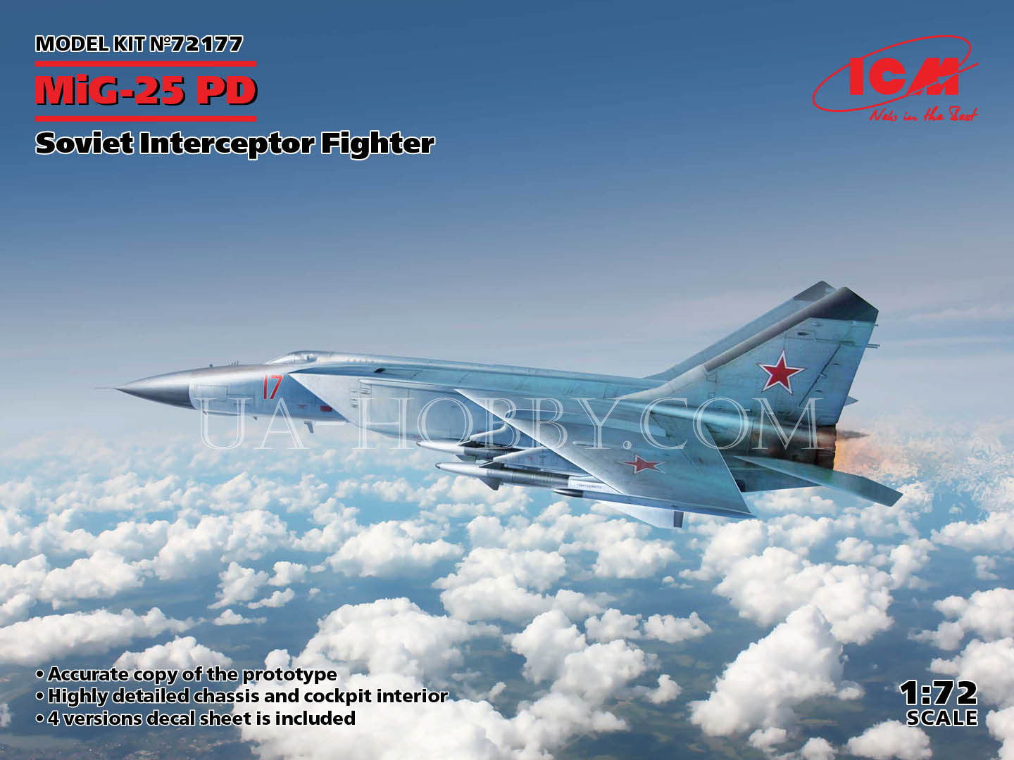 1/72 MiG-25PD. ICM 72177