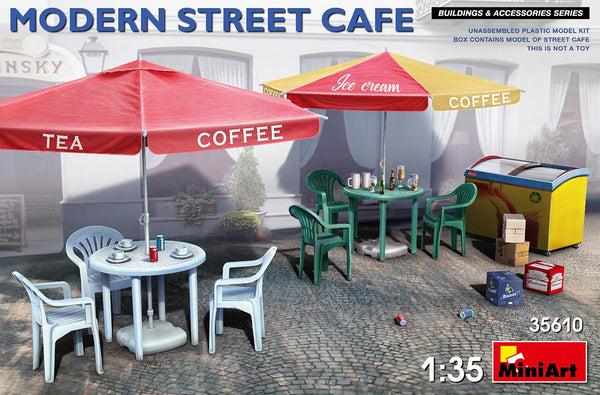 1/35 Modern Street Cafe. MiniArt 35610
