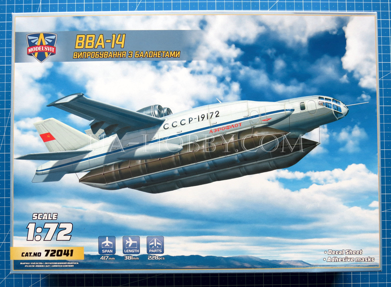 Modelsvit Modelo de plástico KIT BERIEV BE-14 All-Weather SAR Flying Boat 1/72 72039 Modelsvit Modelo de plástico KIT BERIEV BE-14 All-Weather SAR Flying Boat 1/72 72039