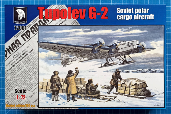 1/72 Tupolev G-2 Polar cargo aircraft. Mars Models 72001