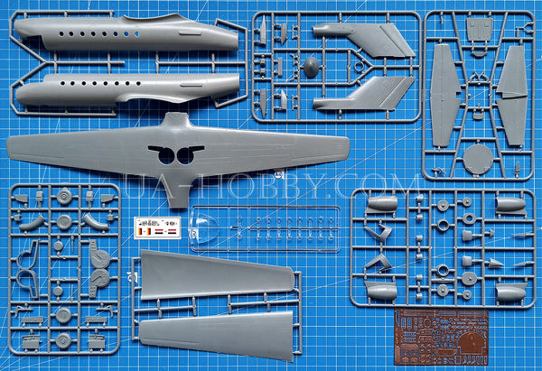 1/72 Yakovlev Yak-40 Late version AEROFLOT. Mars Models 72102-2