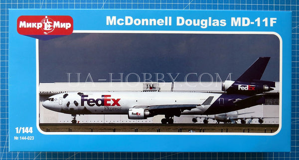 1/144 McDonnell-Douglas MD-11F Fedex / UPS / Lufthansa Cargo. MikroMir 144-023