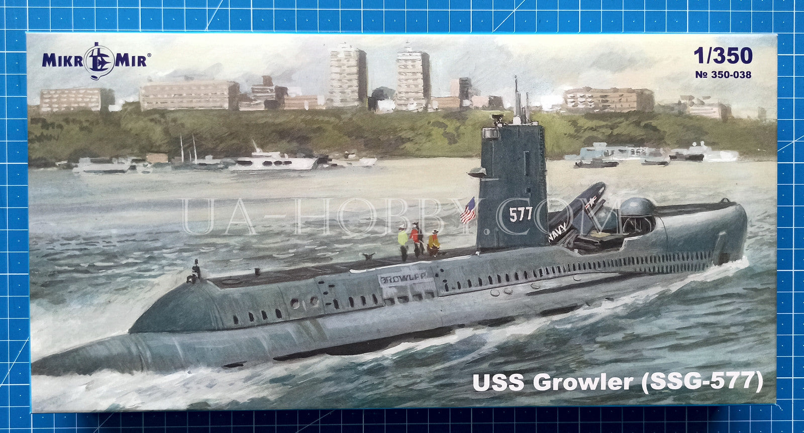 1/350 USS Growler SSG-577. MikroMir 350-038