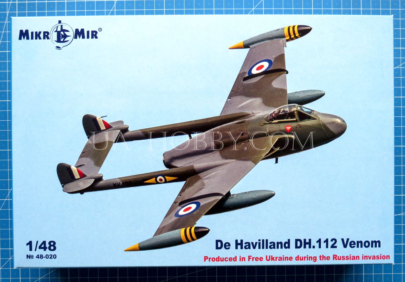 1/48 De Havilland DH 112 Venom. MikroMir 48-020