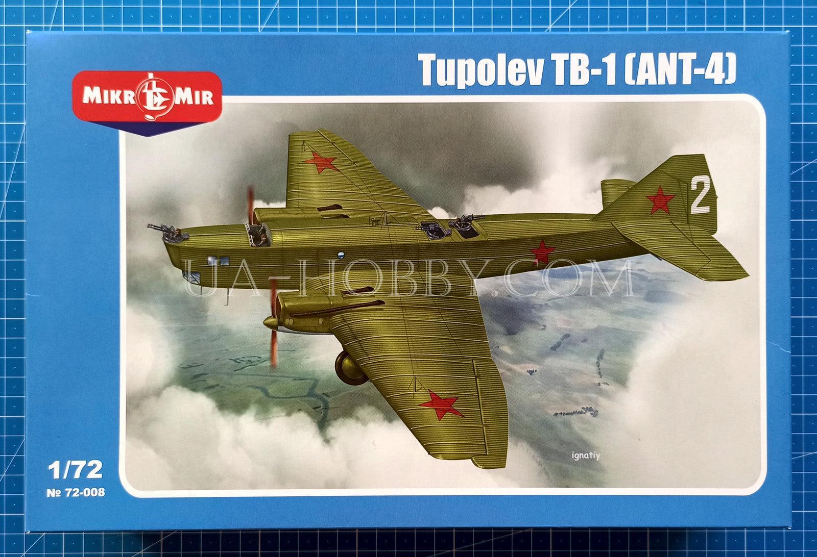 1/72 Tupolev TB-1 (ANT-4). MikroMir 72-008