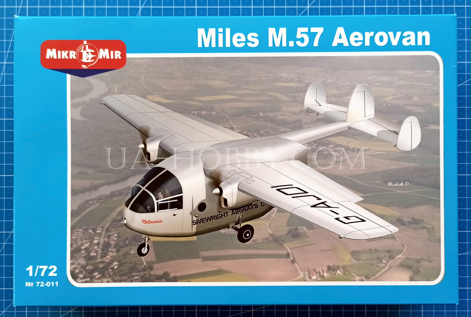 1/72 Miles M.57 Aerovan. MikroMir 72-011