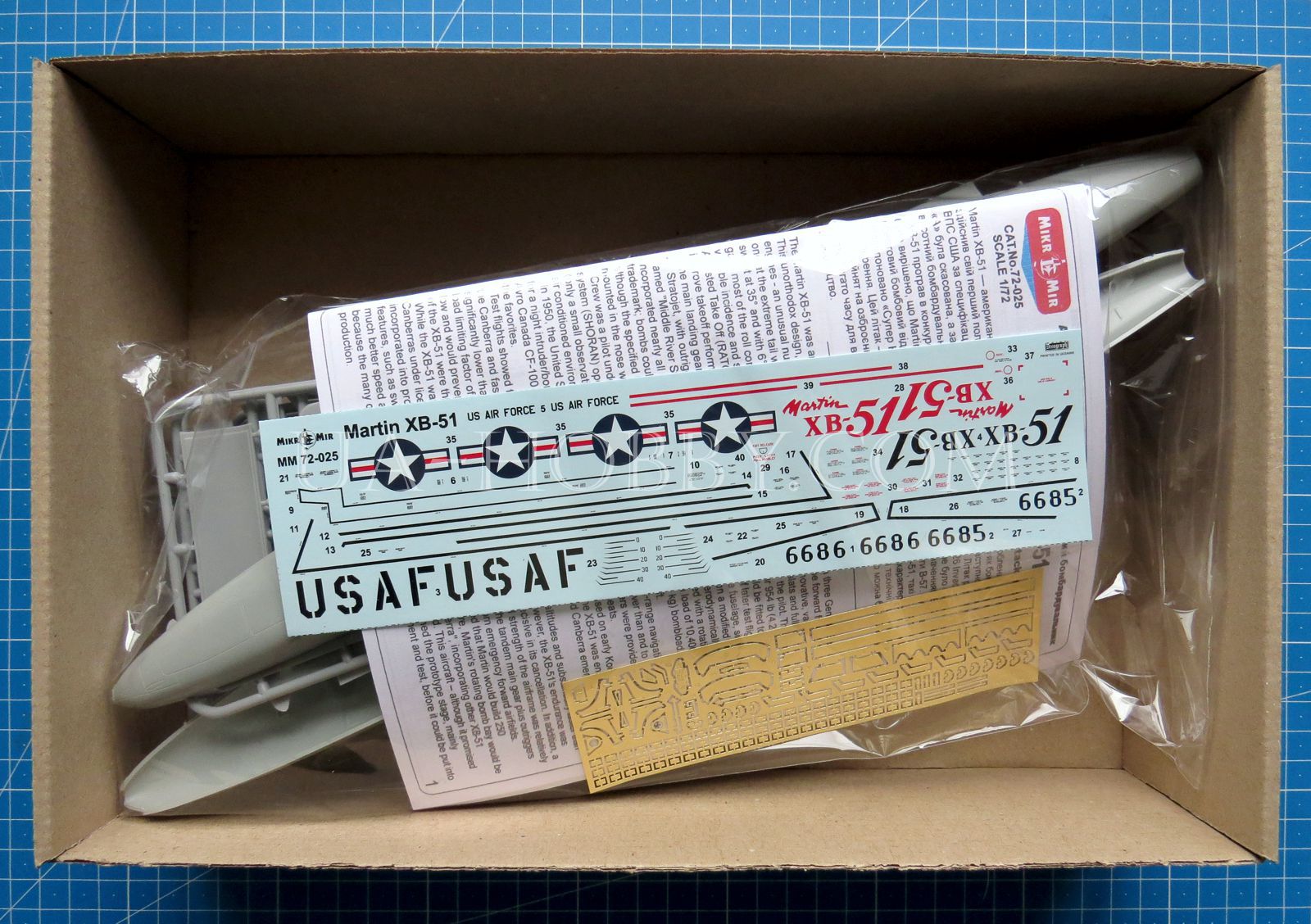 1/72 Martin XB-51. MikroMir 72-025 – UA-hobby