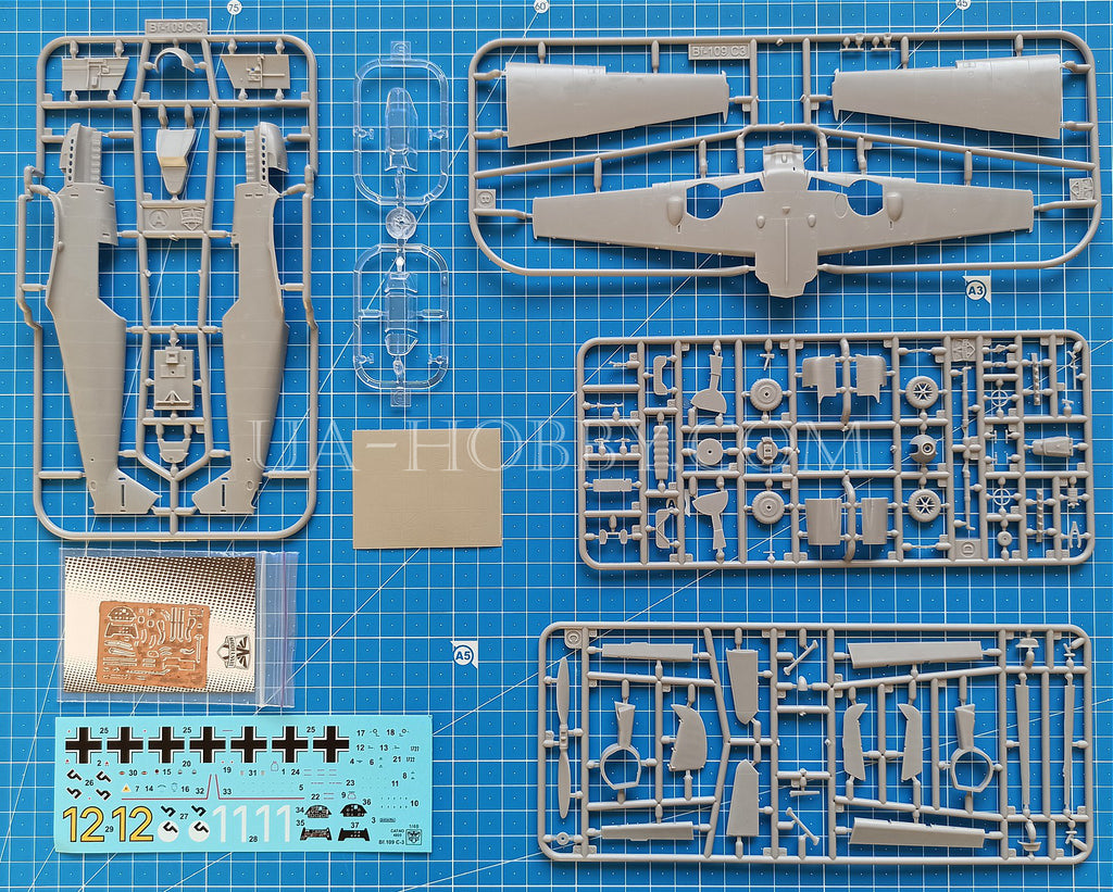 messerschmitt bf.109 c-3 1/48 modelsvit maquette avion 4805 messerschmitt bf.109 c-3 1/48 modelsvit maquette avion 4805