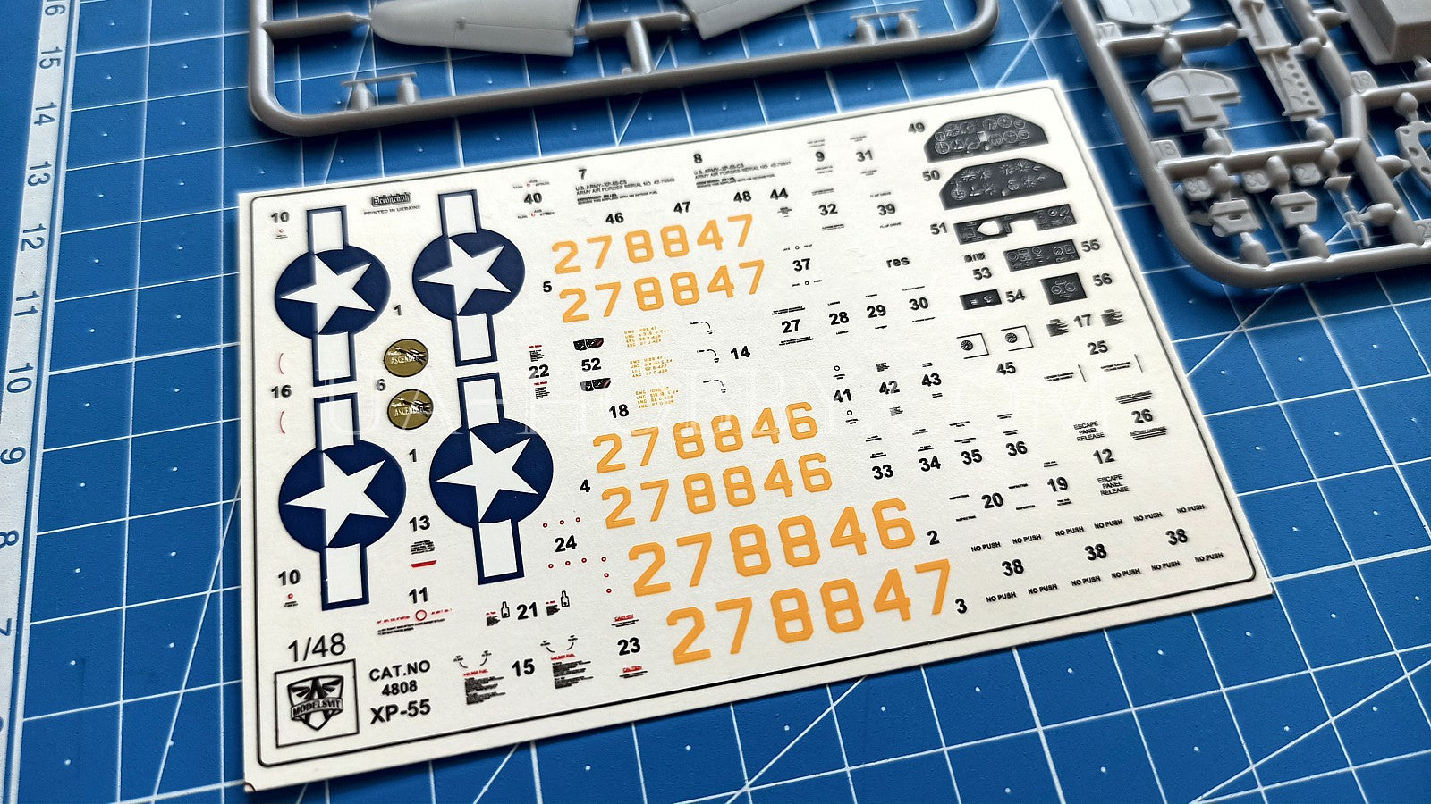 1/48 XP-55 Ascender. ModelSvit 4808 – UA-hobby