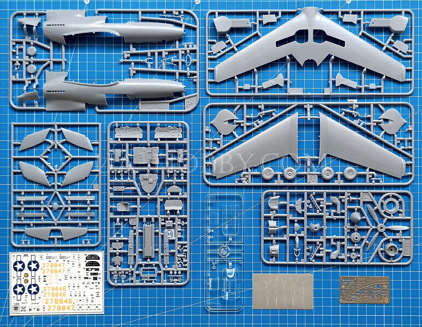 1/48 XP-55 Ascender. ModelSvit 4808 – UA-hobby