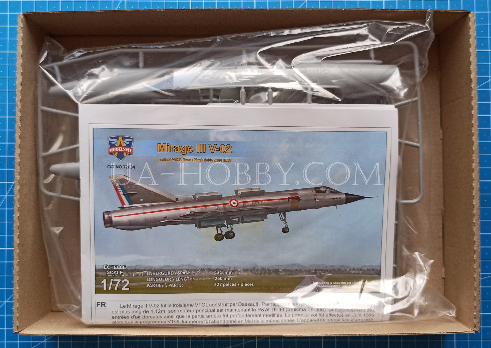 1/72 Mirage III V-02. ModelSvit 72034 – UA-hobby