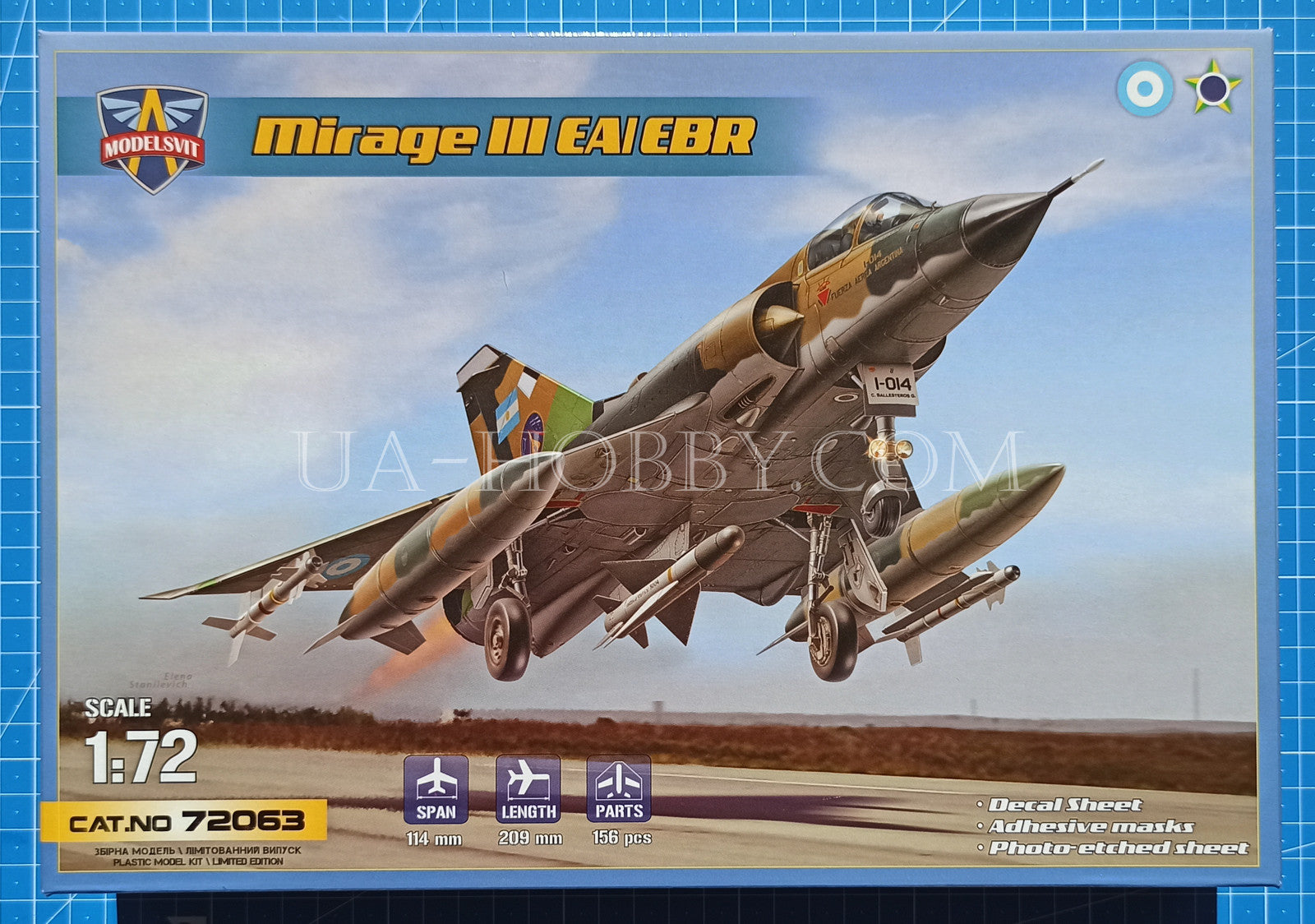 1/72 Mirage III EA / EBR. ModelSvit 72063