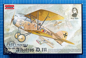 1/72 Albatros D.III Oeffag s.253. Roden 026