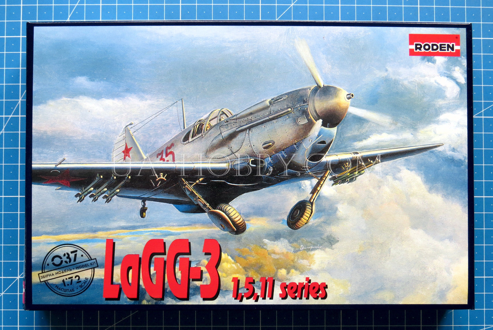 1/72 LaGG-3 1,5,11 series. Roden 037