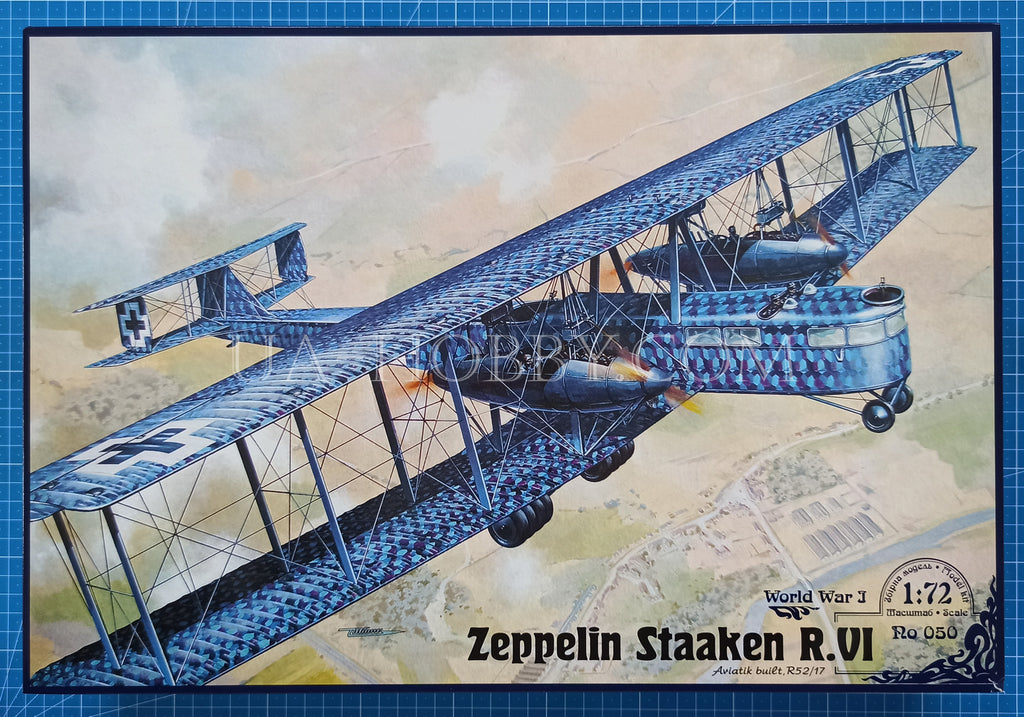 1/72 Zeppelin Staaken R.VI Aviatik built, R52/17. Roden 050 – UA-hobby