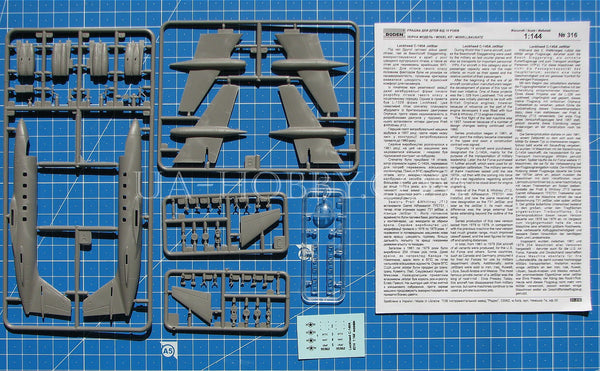 1/144 Lockheed C-140A Jetstar. Roden 316