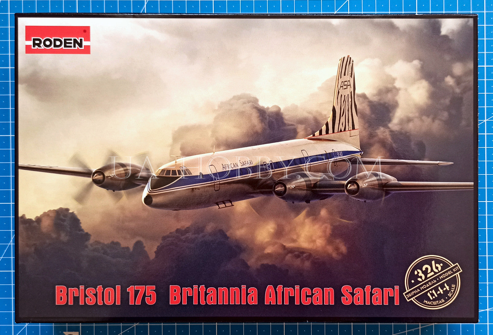 1/144 Bristol 175 Britannia African Safari. Roden 326
