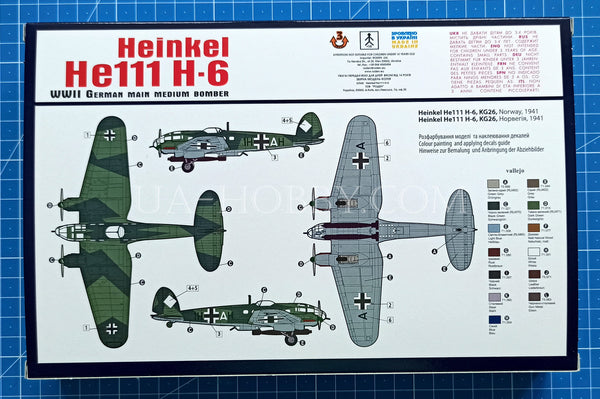 1/144 He-111 H-6. Roden 341