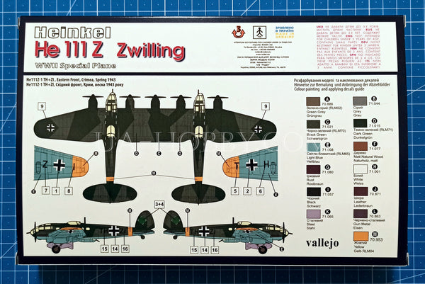 1/144 Heinkel He 111Z-1 Zwilling. Roden 346