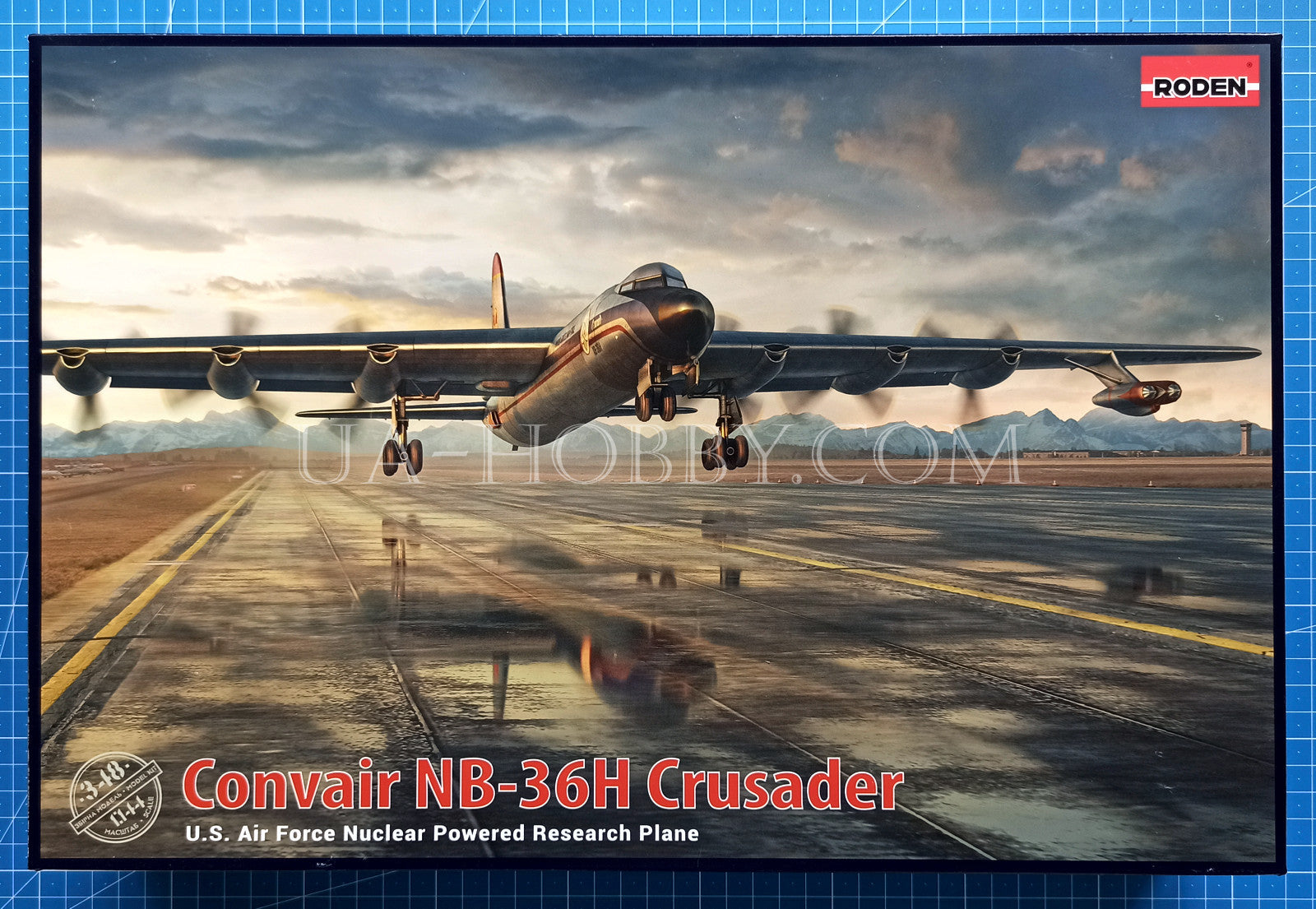 1/144 Convair NB-36H Crusader. Roden 348 – UA-hobby