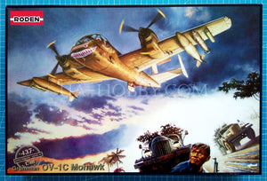 thumbnail image 2 of Modellbausatz Flugzeug Roden Grumman OV-1B Mohawk 1:48 (Neu Und... 2 of 10