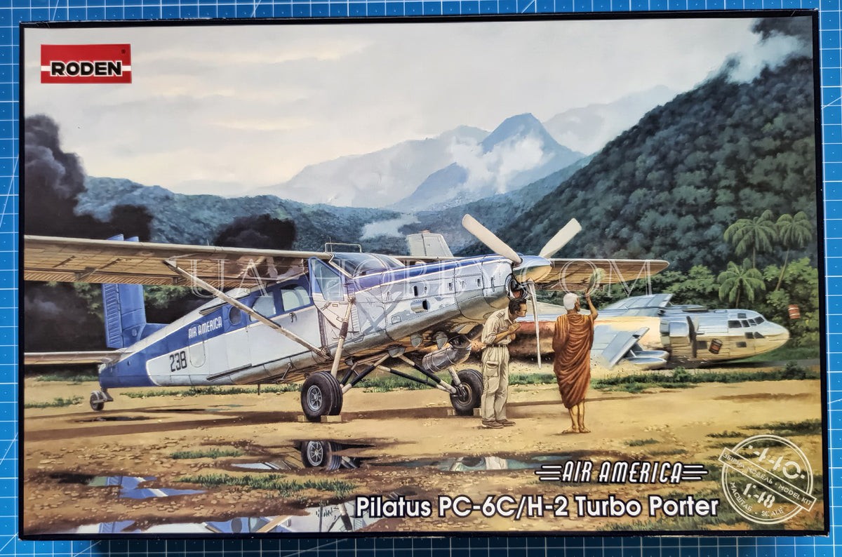 1/48 Pilatus PC-6C/H-2 Turbo Porter Air America. Roden 440 – UA-hobby