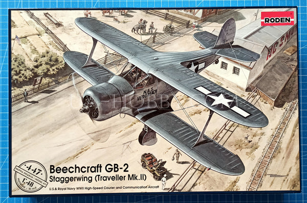 1/48 Beechcraft GB-2 Staggerwing Traveller Mk.2. Roden 447