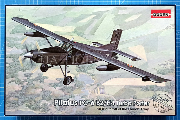 1/48 Pilatus PC-6 B2/H4 STOL Aircraft of the French Army. Roden 449