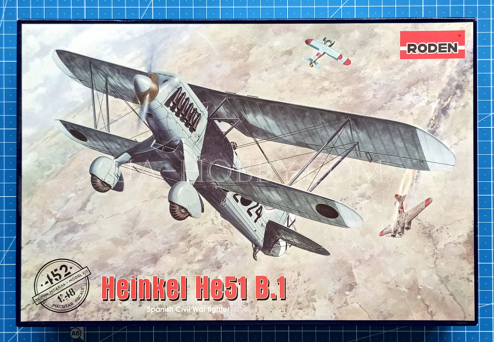 1/48 Heinkel He51 B.1. Roden 452