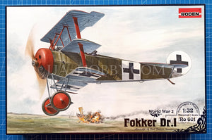 1/32 Fokker Dr.I. Roden 601