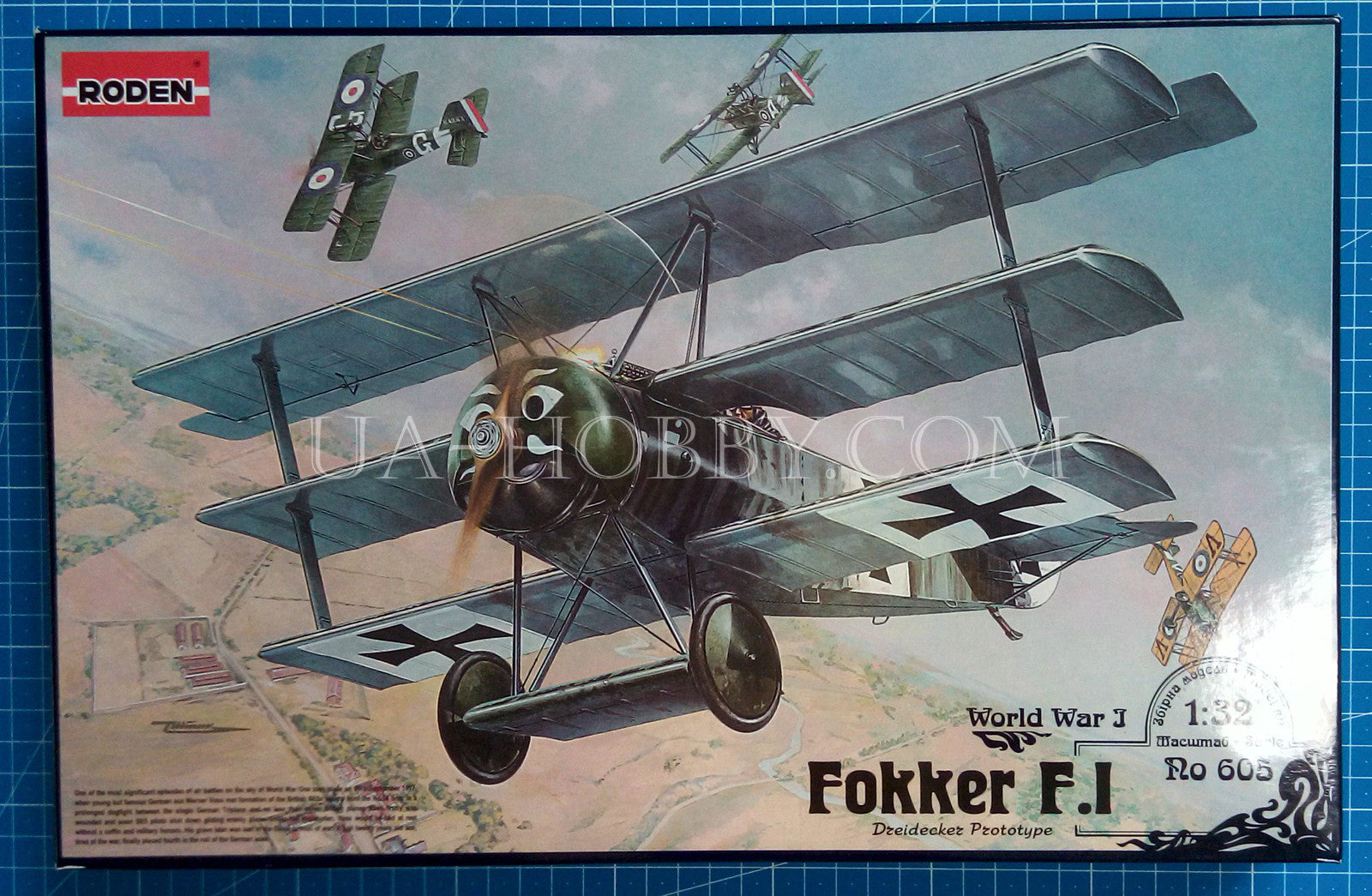 1/32 Fokker F.1. Roden 605
