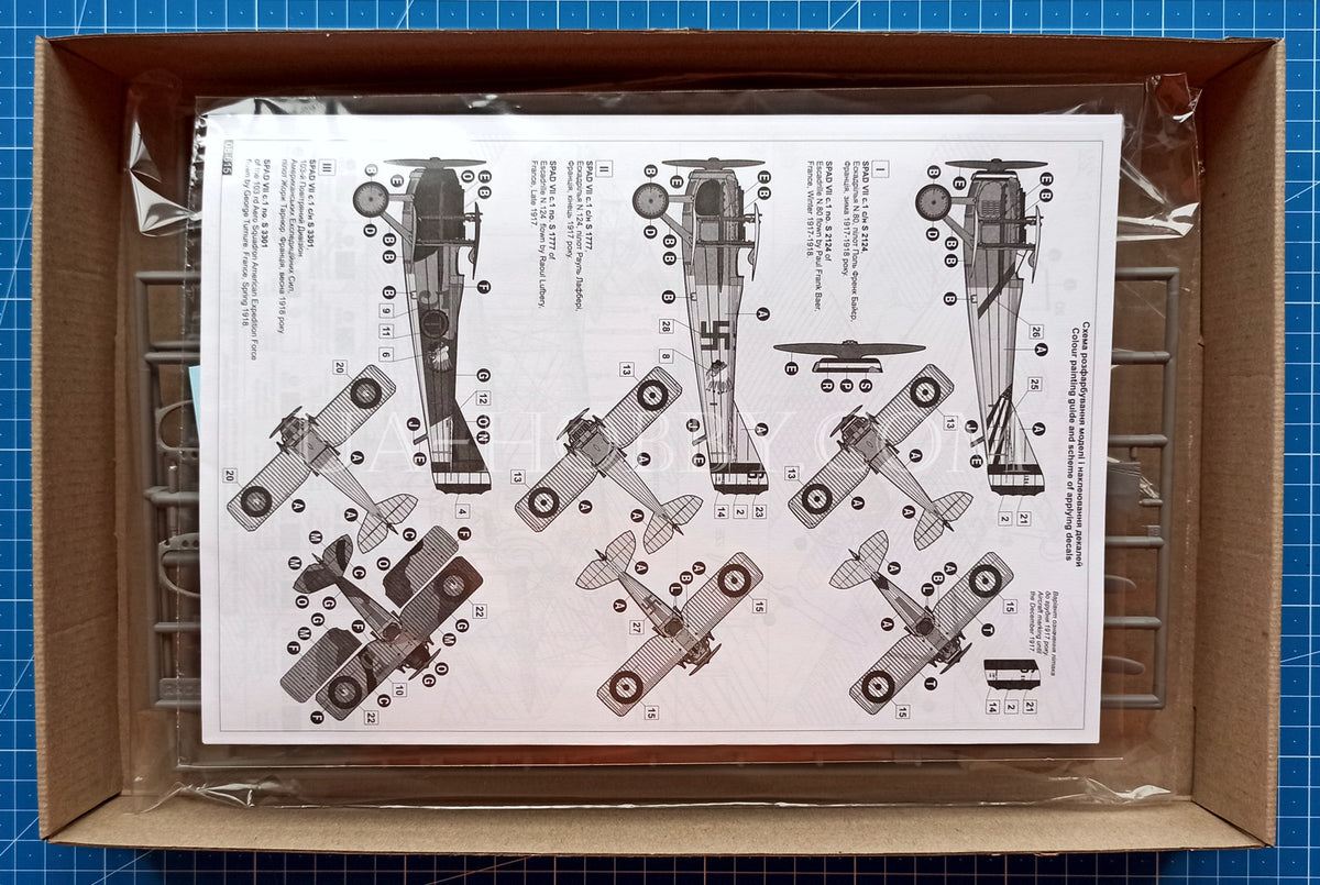 Maquette Avion SPAD VIIc.1 WWI Lafayette 1/32 Roden - Kit En Plastique à Monter, Neuf