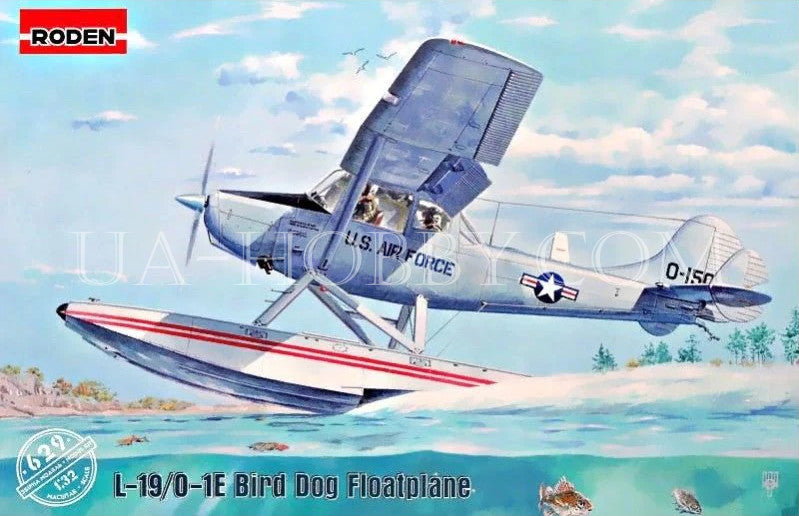 1/32 L-19/O-1E Bird Dog Floatplane. Roden 629