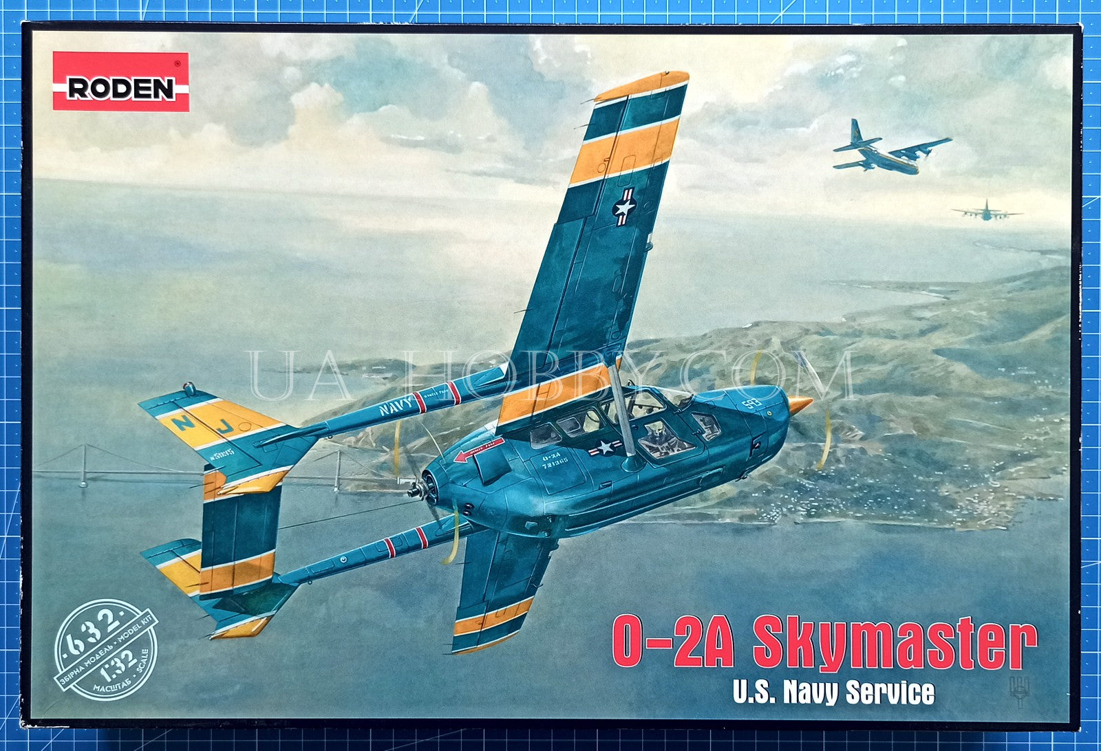 1/32 O-2A Skymaster U.S. Navy Service. Roden 632