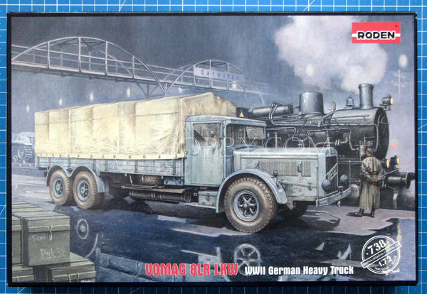 1/72 VOMAG 8LR LKW WWII German Heavy Truck. Roden 738