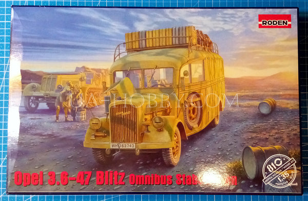 1/35 Opel 3.6-47 Omnibus Staffwagen. Roden 810