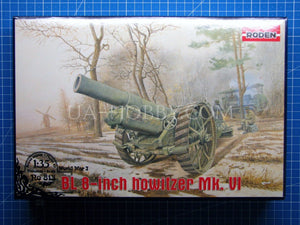 1/35 BL 8-inch Howitzer Mk.IV. Roden 813