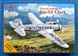 1/72 General Aviation Ga-43 Clark Western Air Express. SOVA-M SVM-72030